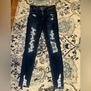 American eagle jeans, Long, size 6